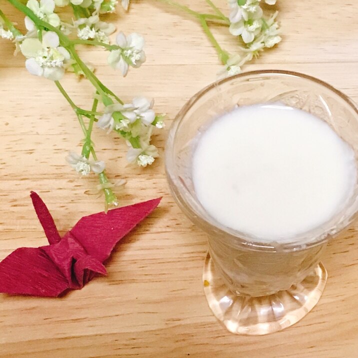 甘酒〜水で薄めずそのまま飲める甘酒